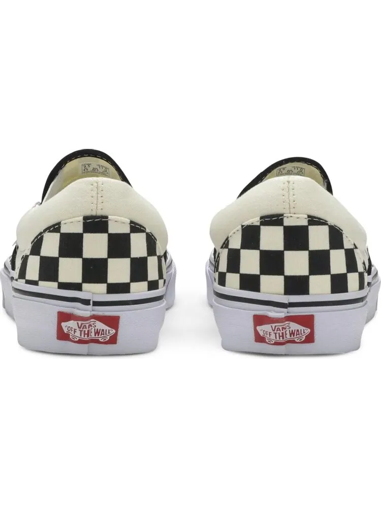Кеды Vans Classic Slip-On Checkerboard Белые — изображение 6 из 8, белый