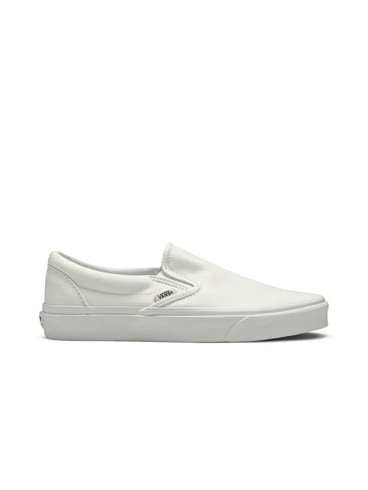 Кроссовки Vans Classic Slip-On 'White Canvas' — изображение 1 из 4, белый