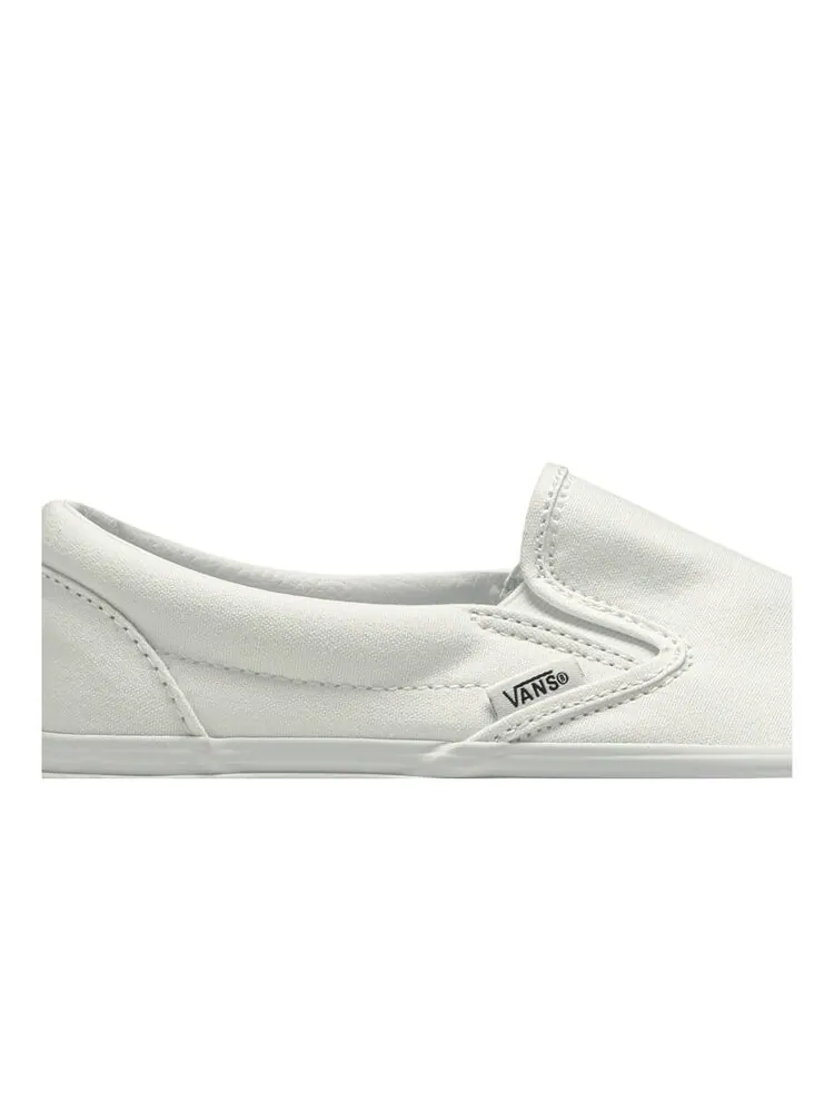 Кроссовки Vans Classic Slip-On 'White Canvas' — изображение 2 из 4, белый