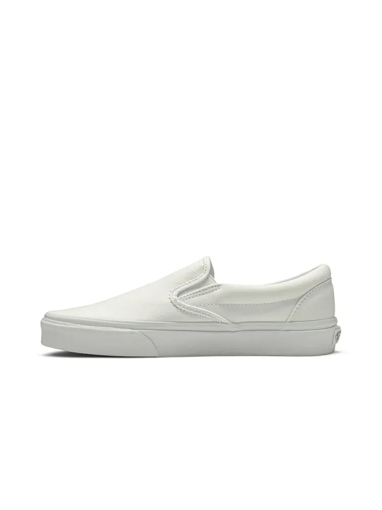 Кроссовки Vans Classic Slip-On 'White Canvas' — изображение 3 из 4, белый