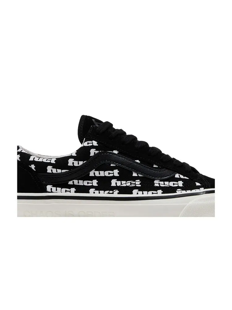 Кроссовки FUCT x Slam Jam x Old Skool Reissue 36 LX 'Black Marshmallow' — изображение 2 из 8, черный
