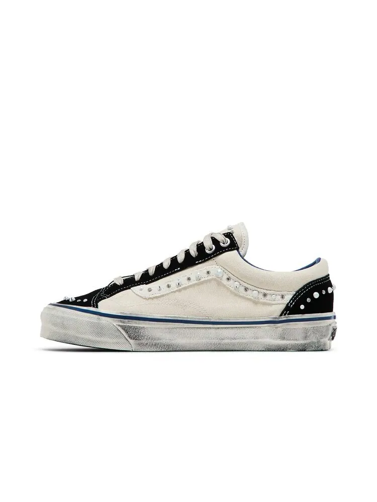 Кроссовки Vans Old Skool 36 Pearlized Pack - Marshmallow White — изображение 3 из 6, кремовый