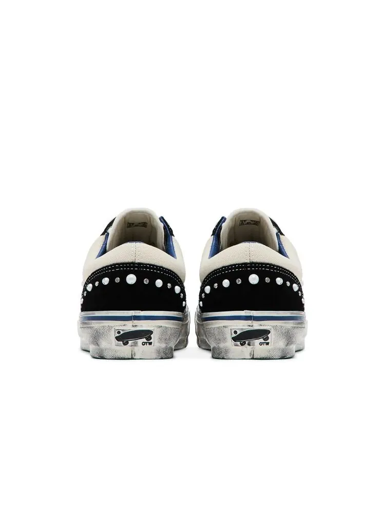 Кроссовки Vans Old Skool 36 Pearlized Pack - Marshmallow White — изображение 6 из 6, кремовый