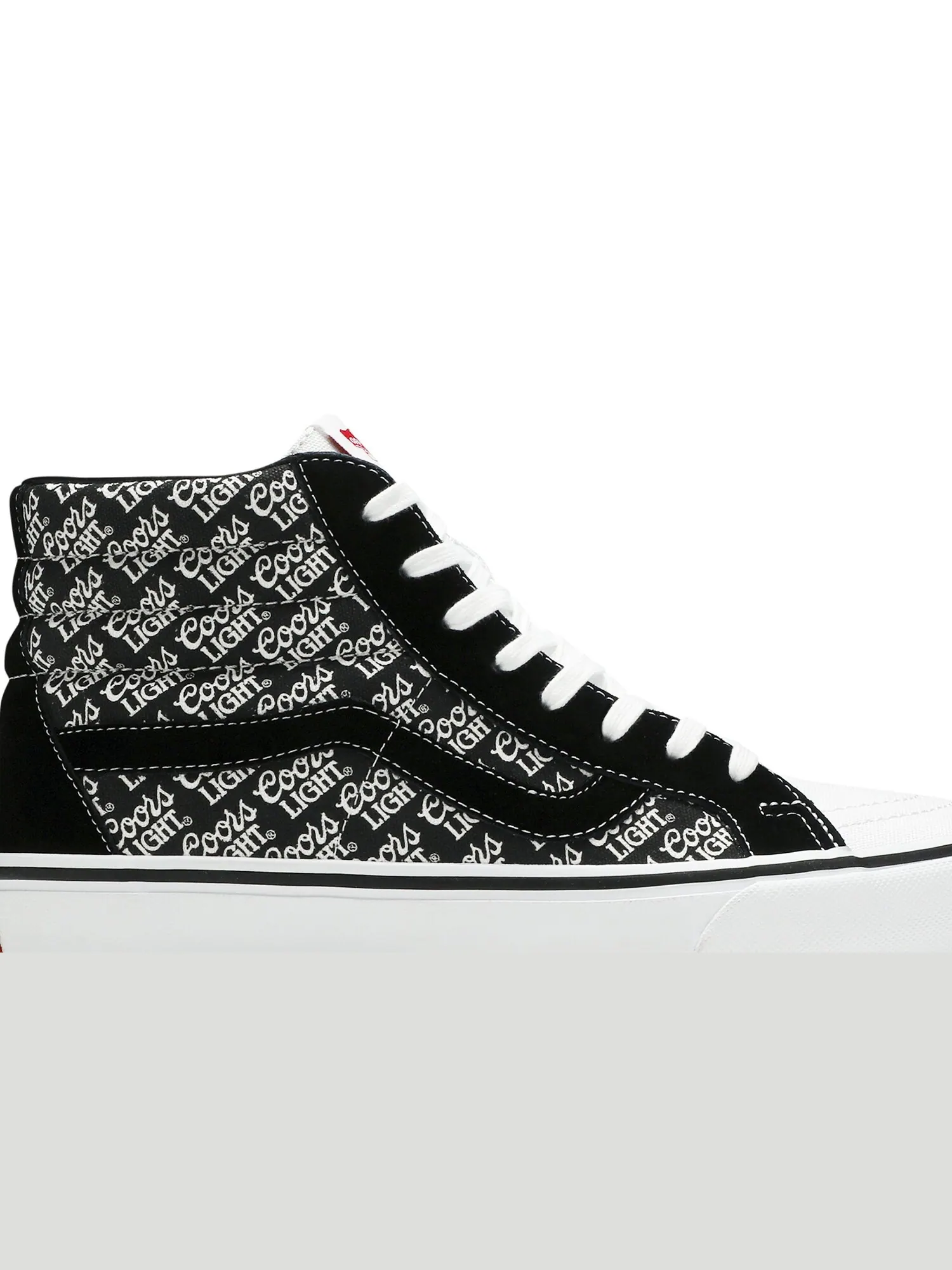 Кроссовки Coors Light x Sk8 Reissue Pro Vans — изображение 2 из 8, черный/белый