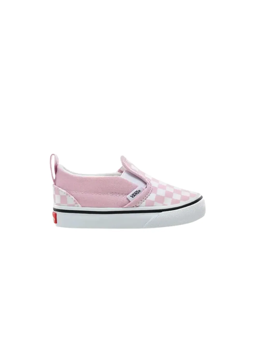Кроссовки Slip-On Velcro Toddler Vans — изображение 1 из 1, розовый/белый