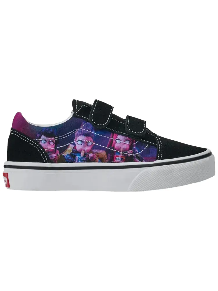 Кроссовки K-Pop Demon Hunters x Vans Old Skool Little Kid — изображение 1 из 1, черный