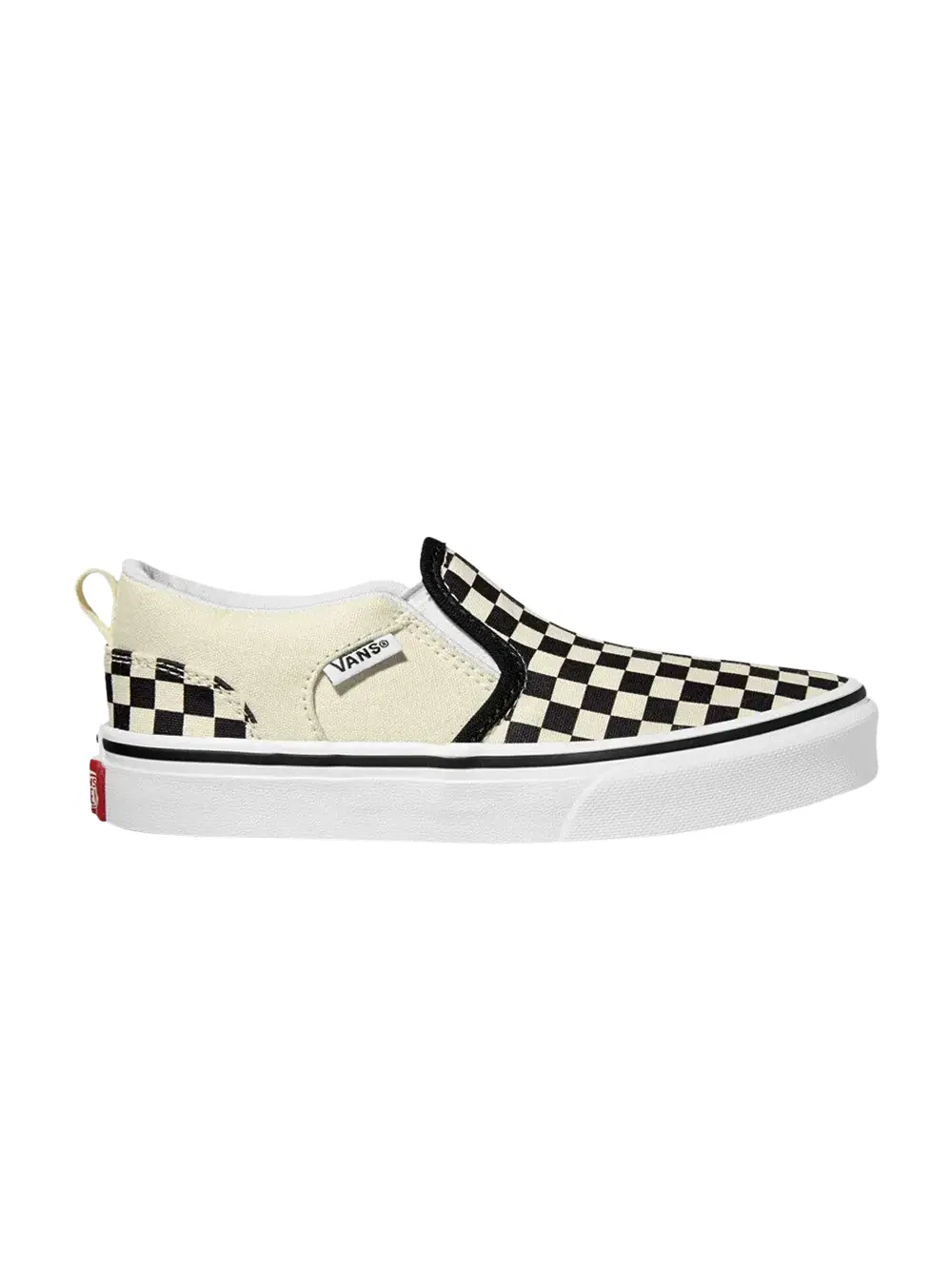 Кроссовки Asher Kids Vans — изображение 1 из 1, черный/натуральный