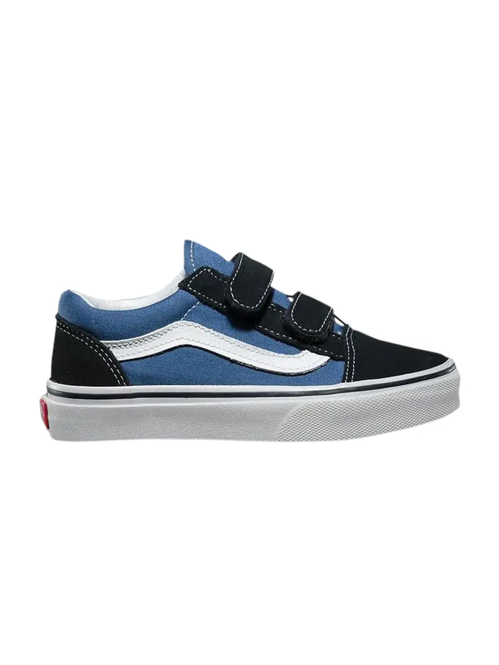 Кроссовки Old Skool V Kids Vans — изображение 1 из 1, темно-синий/белый