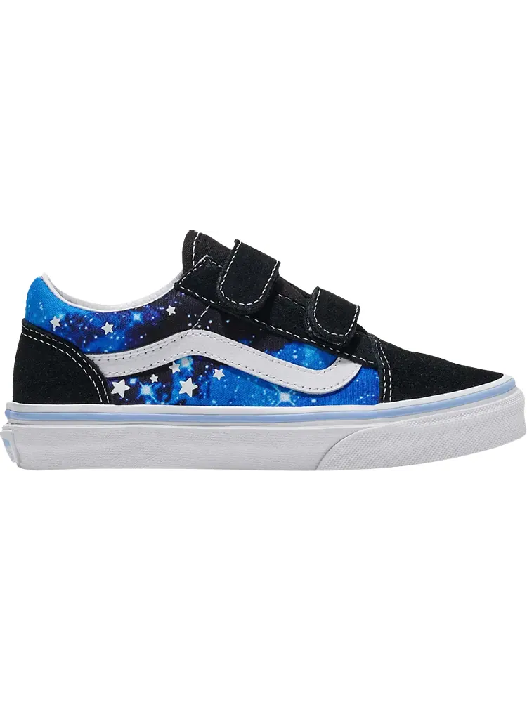 Кроссовки Slip-On V Kids 'Glow Galaxy Black' — изображение 1 из 1, черный