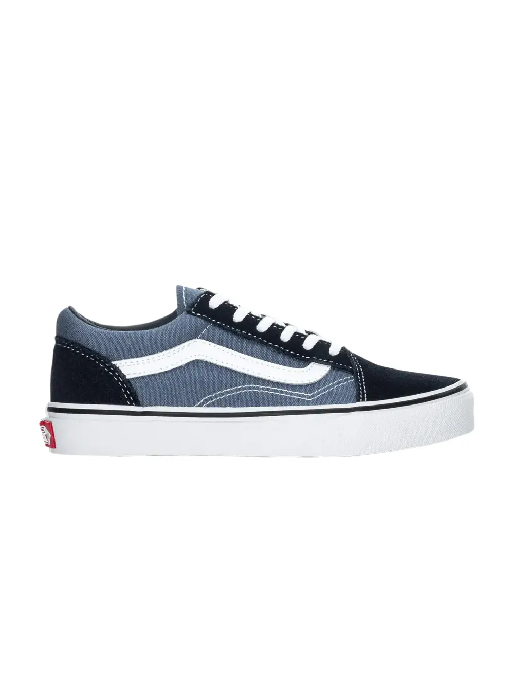 Кроссовки Old Skool Kids Vans — изображение 1 из 1, темно-синий/белый