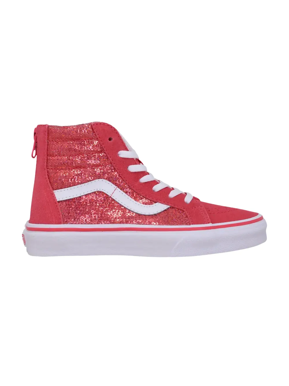 Кроссовки Sk8-Hi Zip Kids Vans — изображение 1 из 1, белый