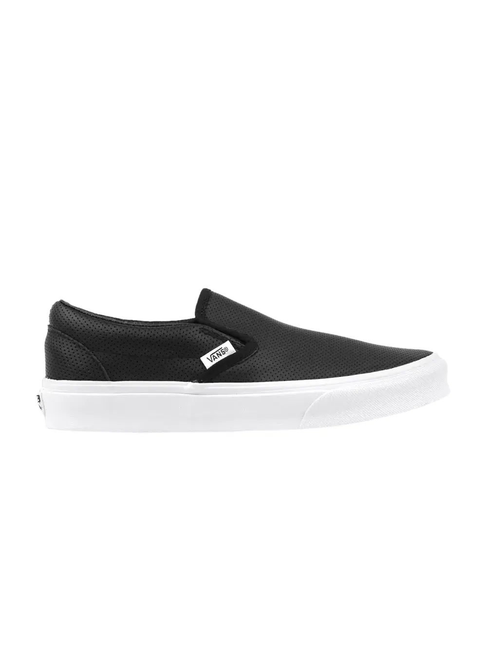 Кроссовки Slip-On Perforated Leather Vans — изображение 1 из 1, черный