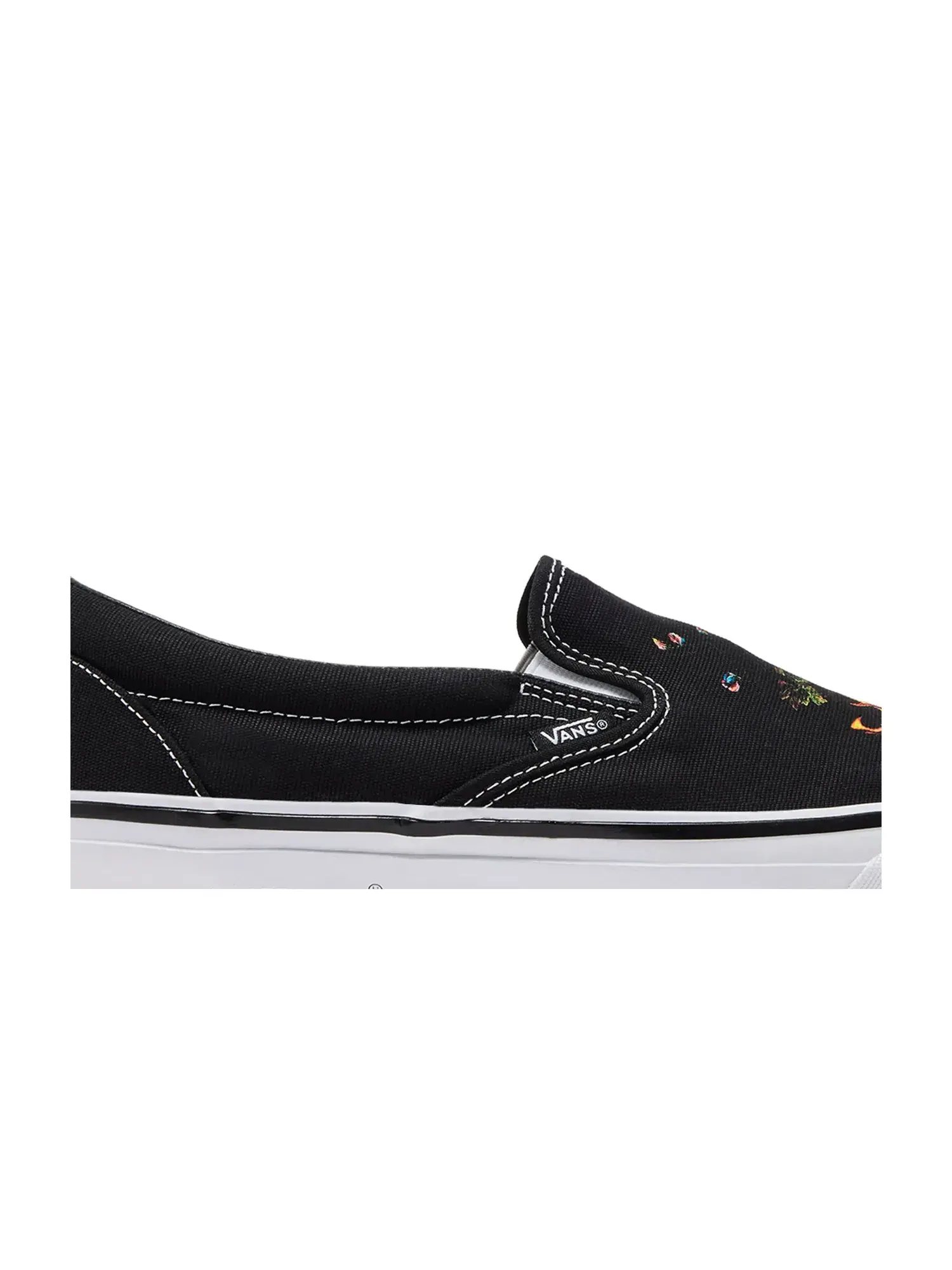 Кроссовки Undercover x Vans Classic Slip-On — изображение 2 из 8, черный/белый