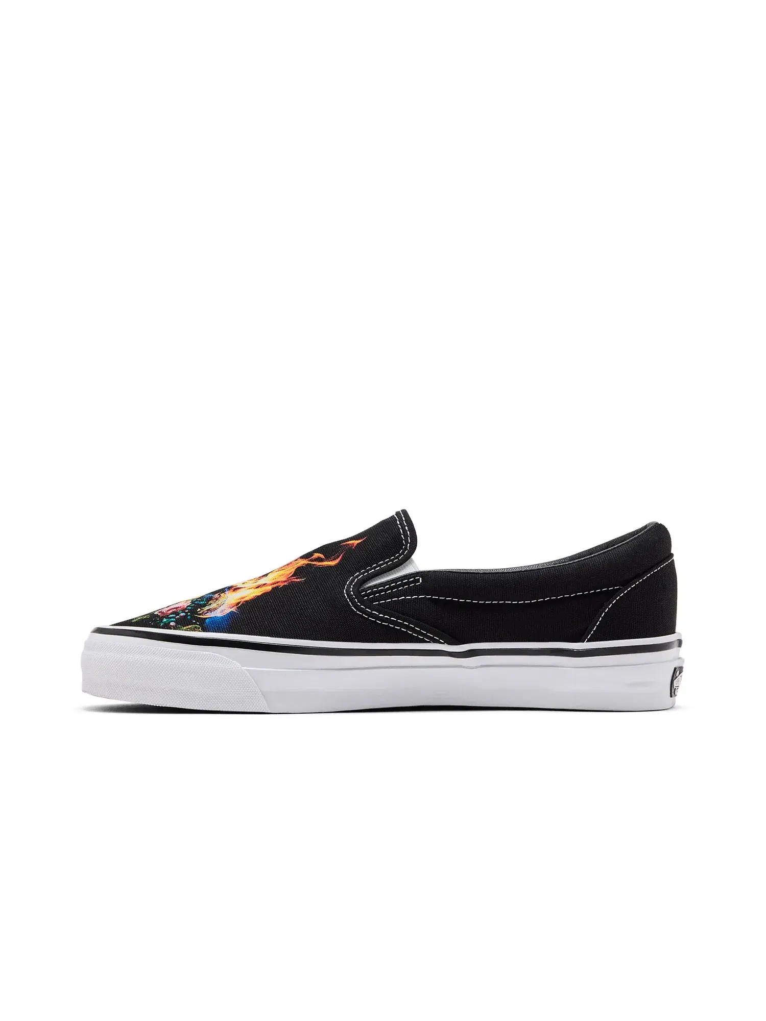 Кроссовки Undercover x Vans Classic Slip-On — изображение 3 из 8, черный/белый
