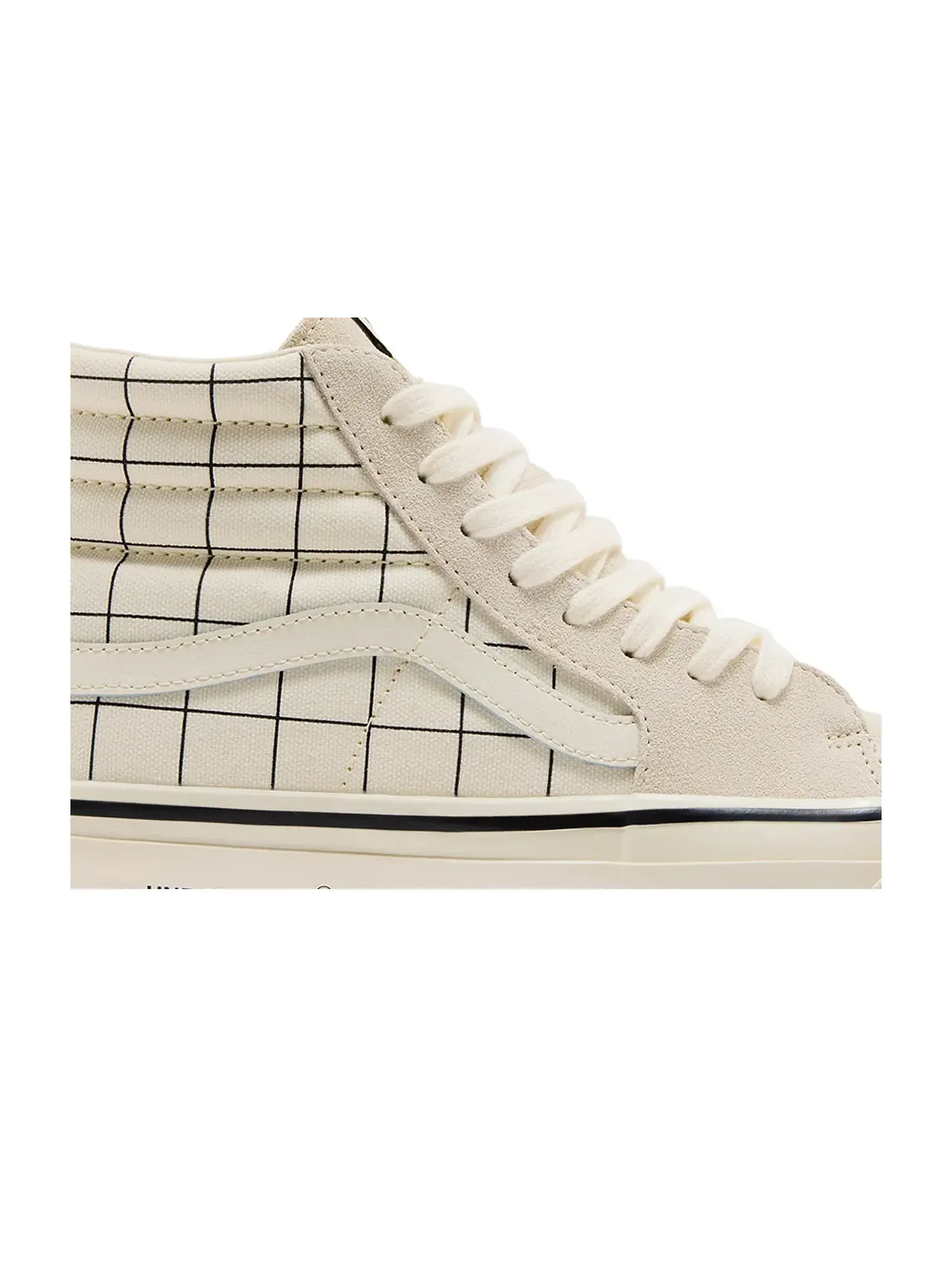 Кроссовки Undercover x Vans Sk8-Hi — изображение 2 из 8, белый/черный