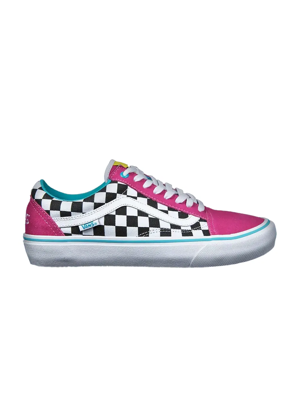 Кроссовки Old Skool Pro Vans — изображение 1 из 4, синий/розовый/белый