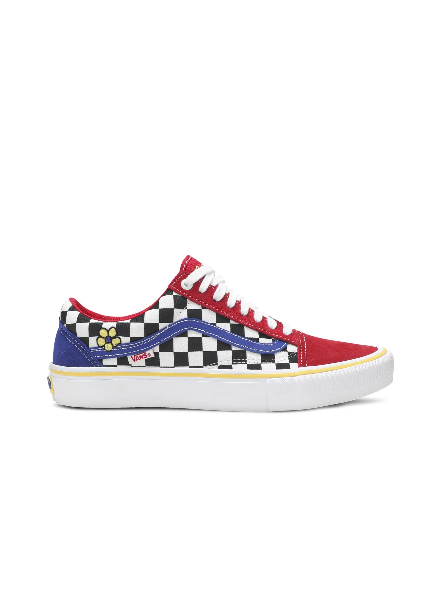 Кроссовки Brighton Zeuner x Old Skool Pro Vans — изображение 1 из 8, красный//синий