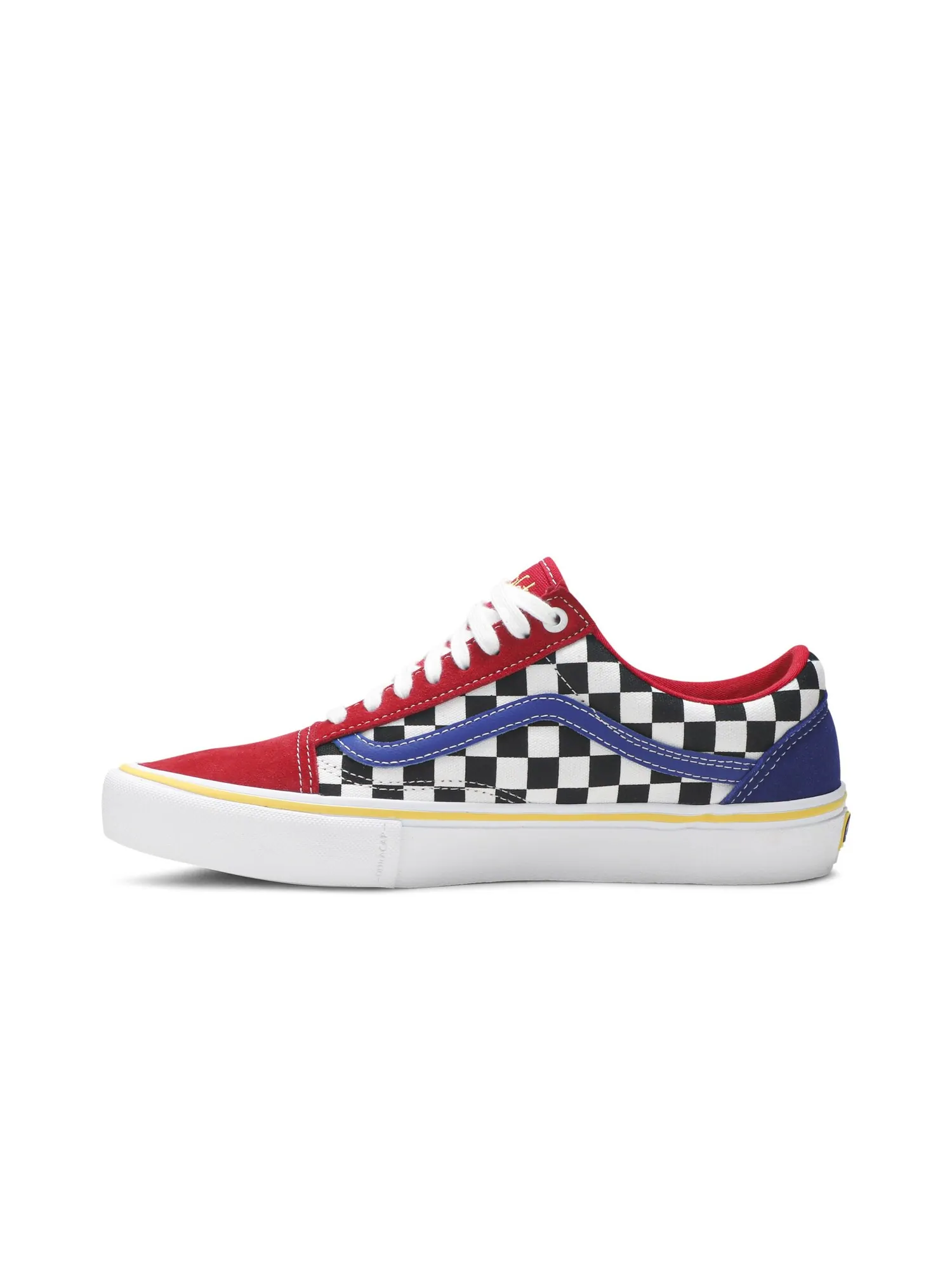 Кроссовки Brighton Zeuner x Old Skool Pro Vans — изображение 3 из 8, красный//синий