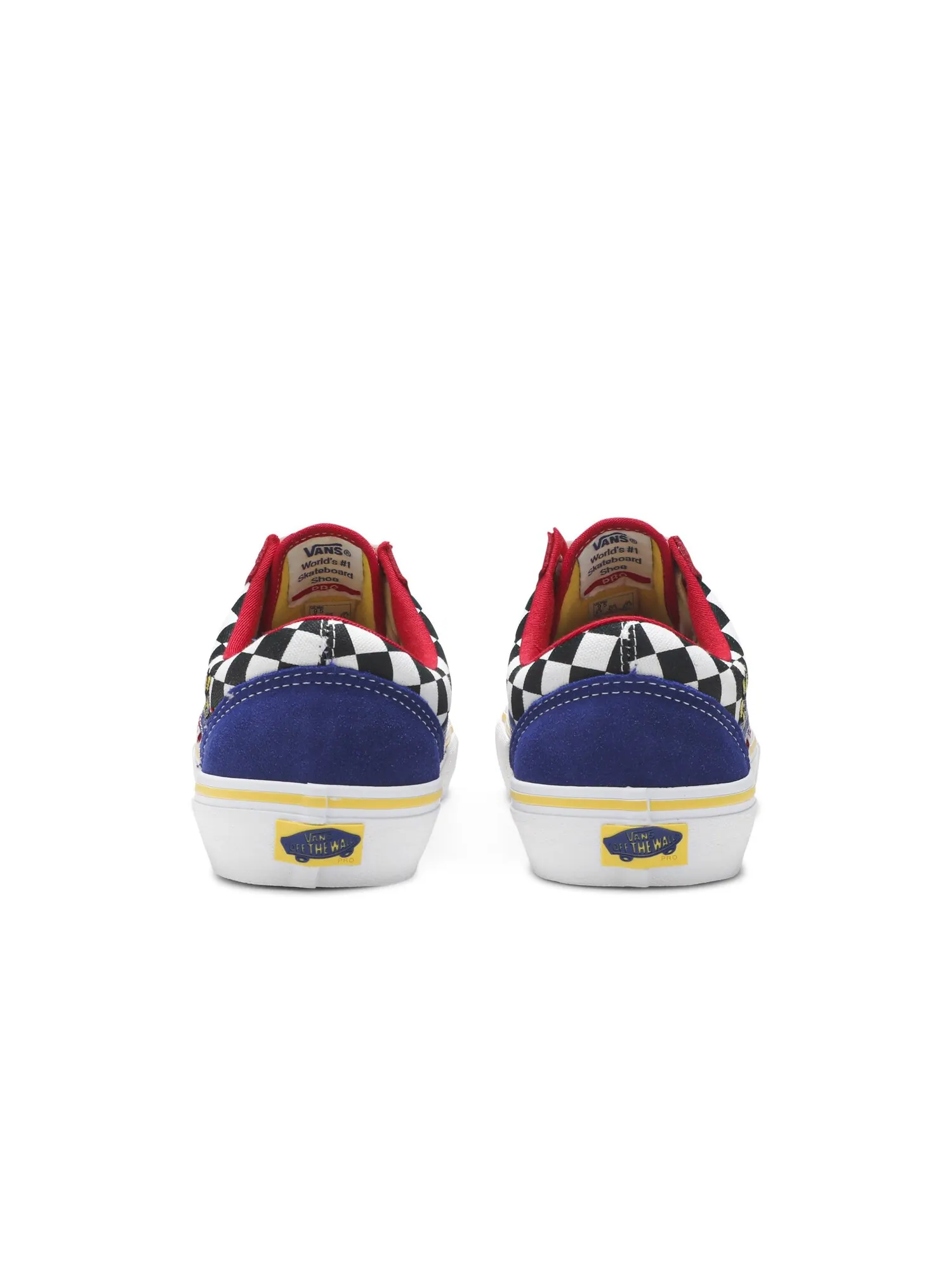 Кроссовки Brighton Zeuner x Old Skool Pro Vans — изображение 6 из 8, красный//синий