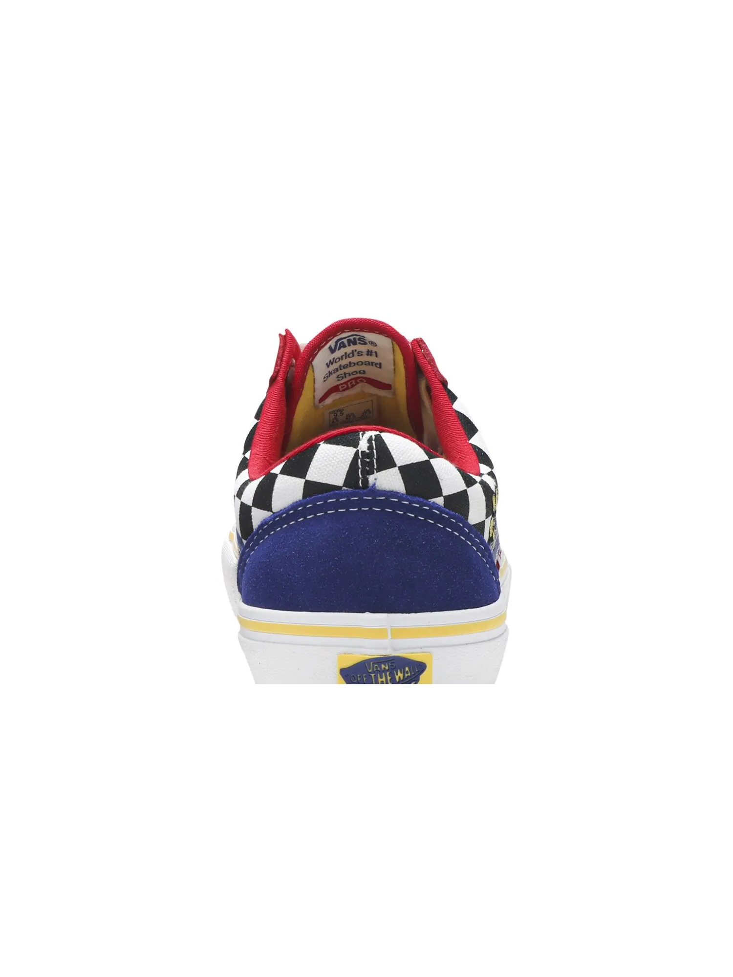 Кроссовки Brighton Zeuner x Old Skool Pro Vans — изображение 7 из 8, красный//синий