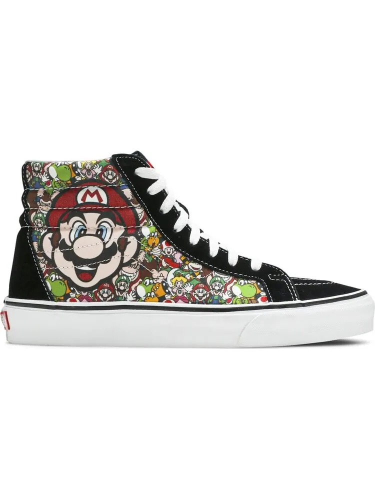 Кеды Vans Nintendo x Sk8-Hi Reissue Mario and Luigi — изображение 1 из 8, черный