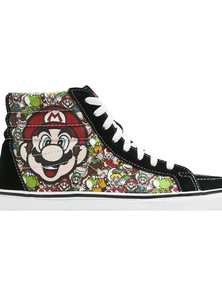 Кеды Vans Nintendo x Sk8-Hi Reissue Mario and Luigi — изображение 2 из 8, черный