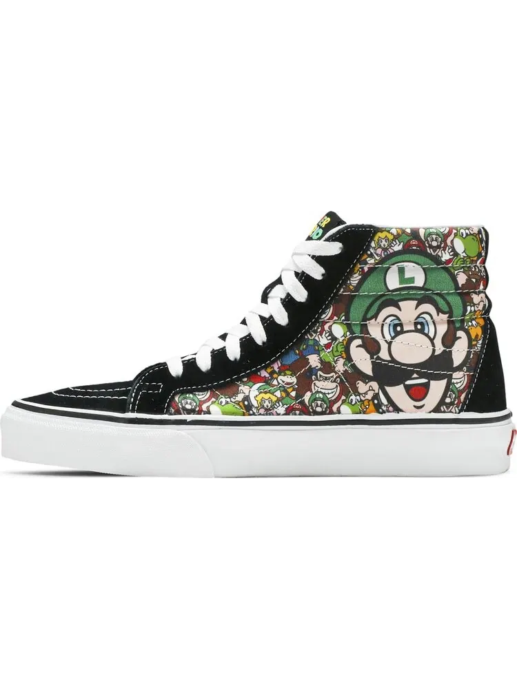 Кеды Vans Nintendo x Sk8-Hi Reissue Mario and Luigi — изображение 3 из 8, черный