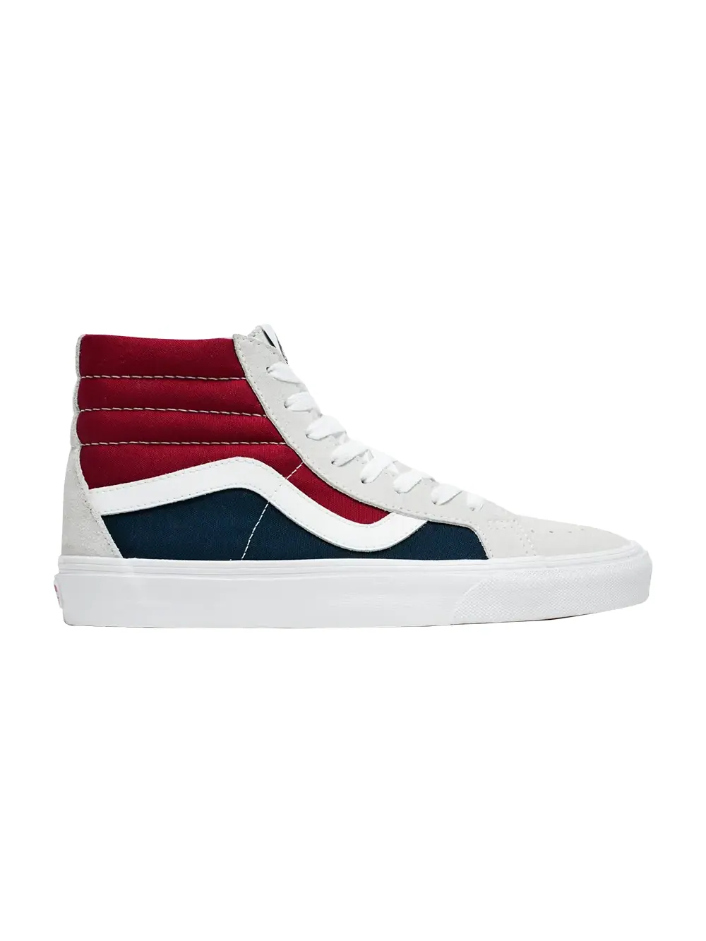 Кроссовки Sk8-Hi Reissue "Retro Block' Vans — изображение 1 из 1, белый/красный/синий