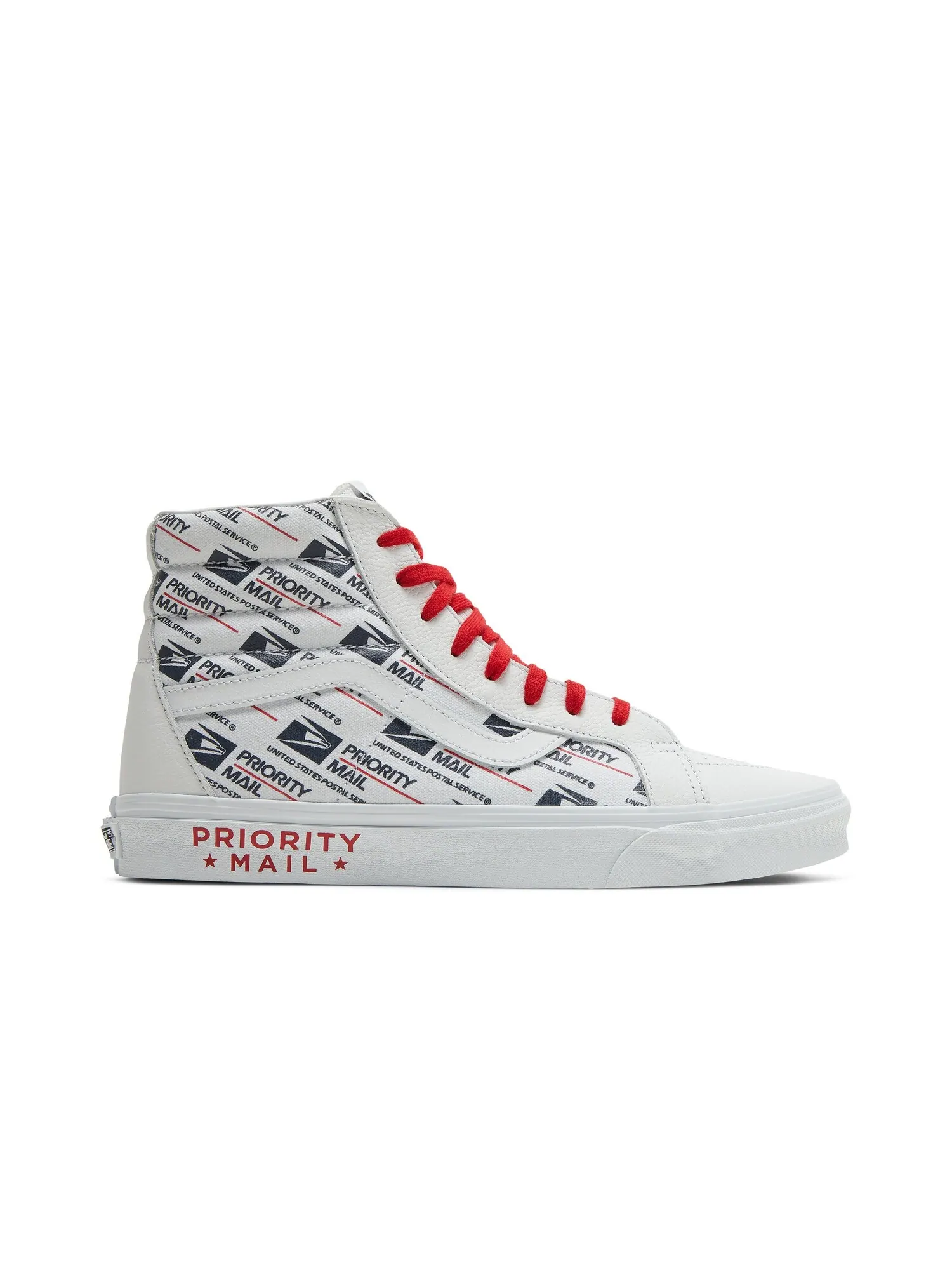 Кроссовки USPS x Sk8-Hi Reissue Vans — изображение 1 из 8, белый/белый