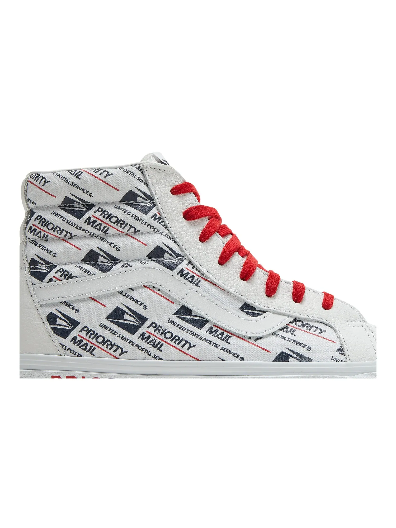 Кроссовки USPS x Sk8-Hi Reissue Vans — изображение 2 из 8, белый/белый