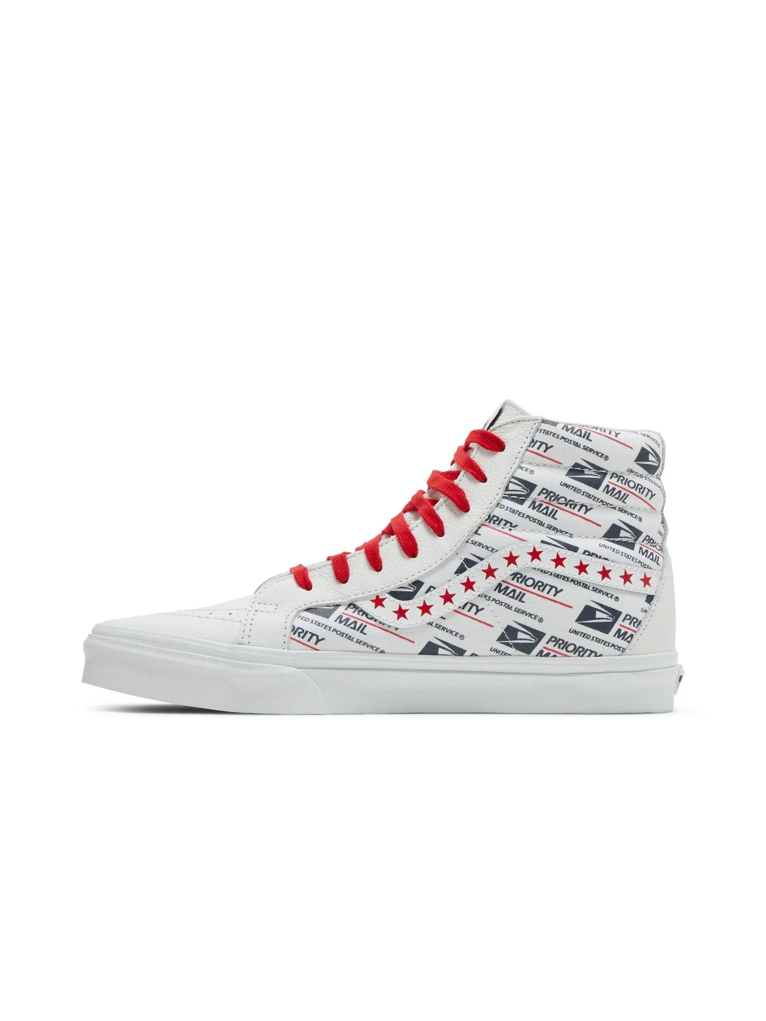 Кроссовки USPS x Sk8-Hi Reissue Vans — изображение 3 из 8, белый/белый