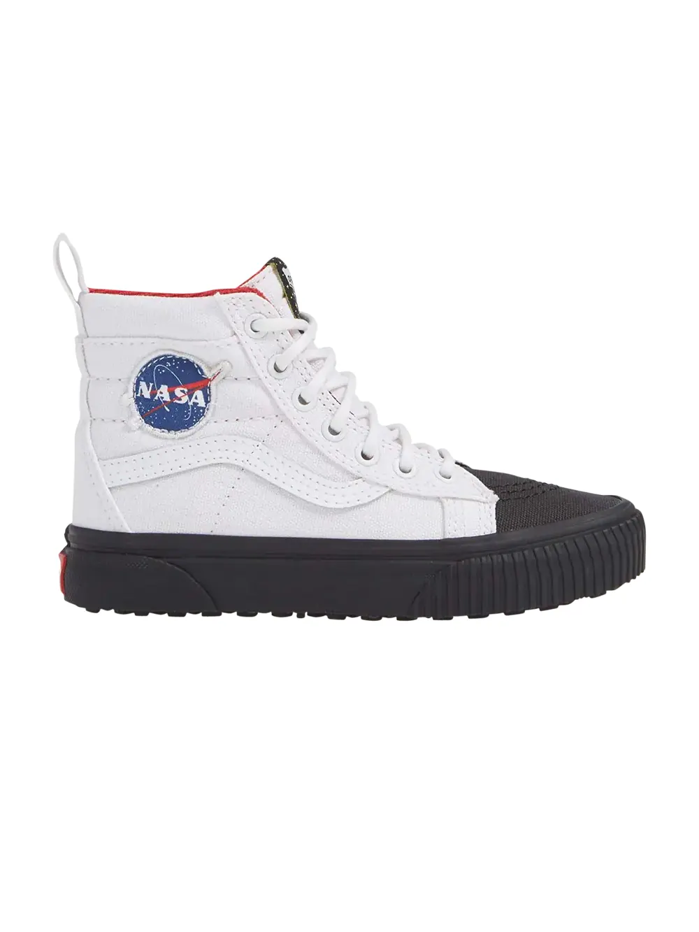 Кроссовки NASA x Sk8-Hi MTE Kids Vans — изображение 1 из 1, белый/черный