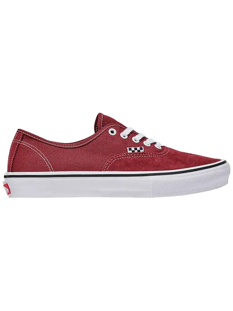 Кроссовки Vans Skate Authentic 'Burgundy' — изображение 1 из 1, бордовый