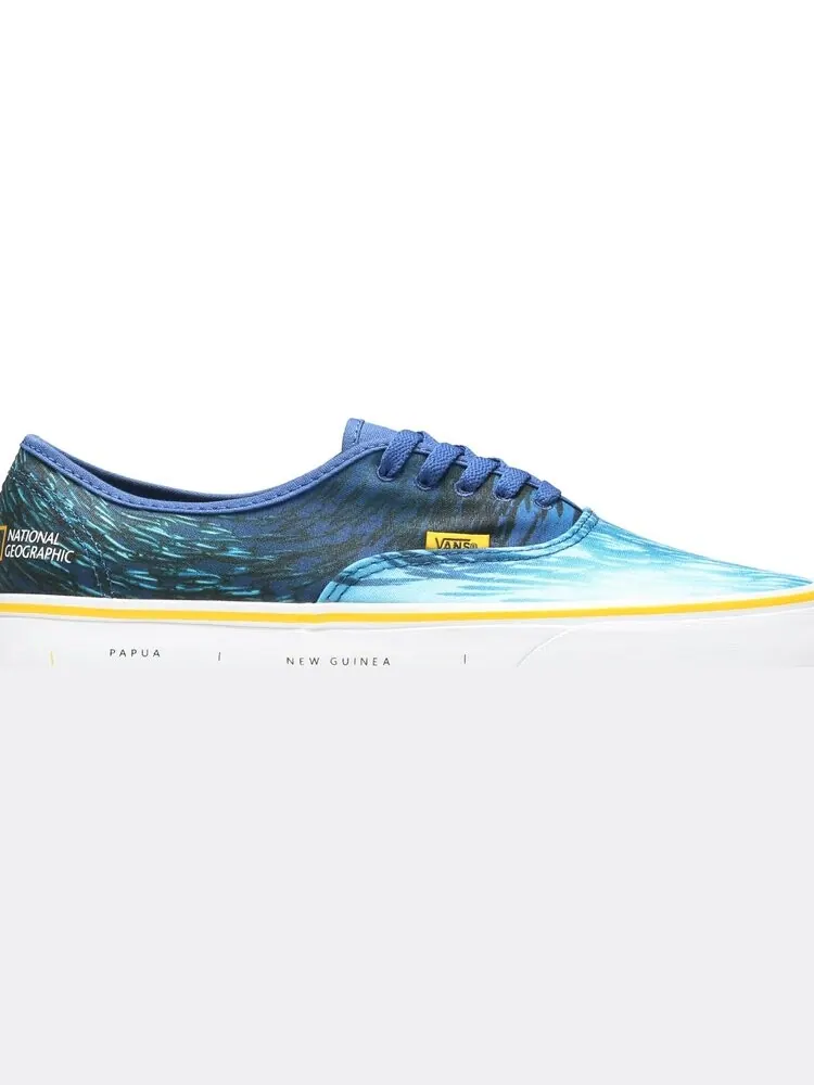 Кеды Vans National Geographic x Authentic Ocean — изображение 2 из 8, синий