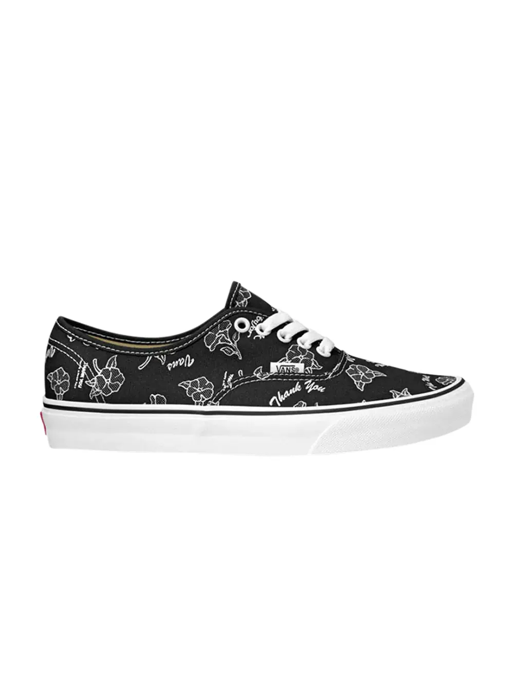 Кроссовки Authentic Vans — изображение 1 из 1, черный/белый