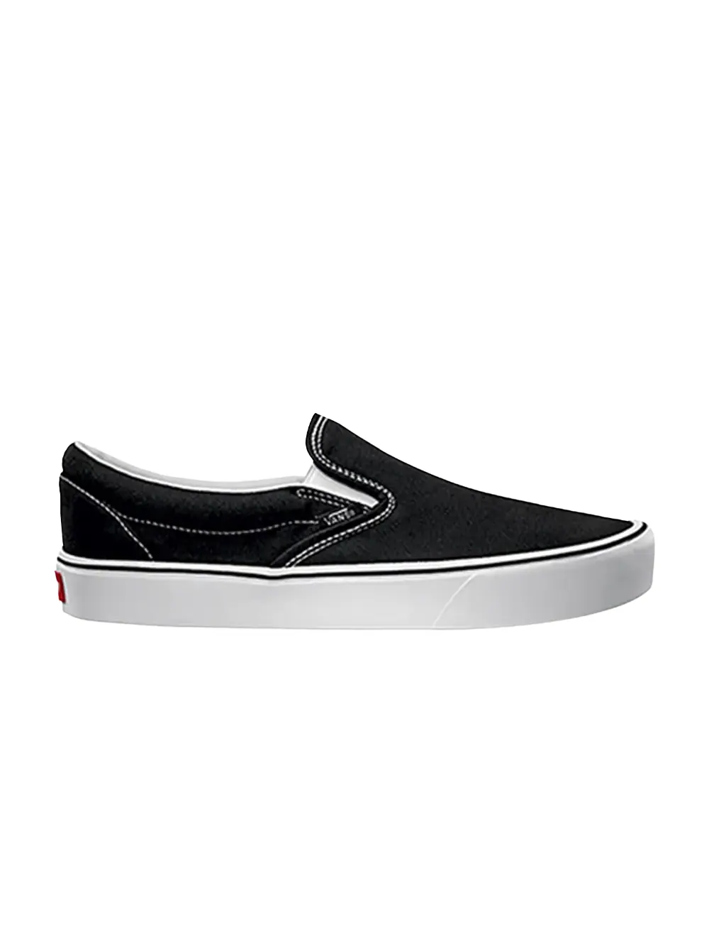 Слипоны Lite Vans — изображение 1 из 1, черный/белый