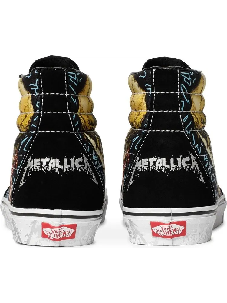 Кеды Vans Metallica x Sk8-Hi Pushead — изображение 6 из 8, черный