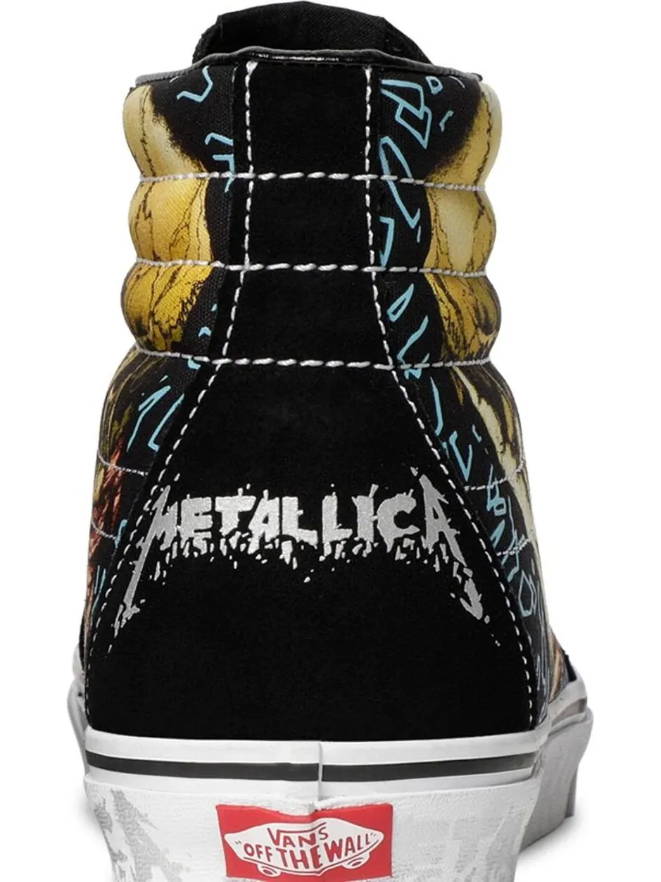 Кеды Vans Metallica x Sk8-Hi Pushead — изображение 7 из 8, черный