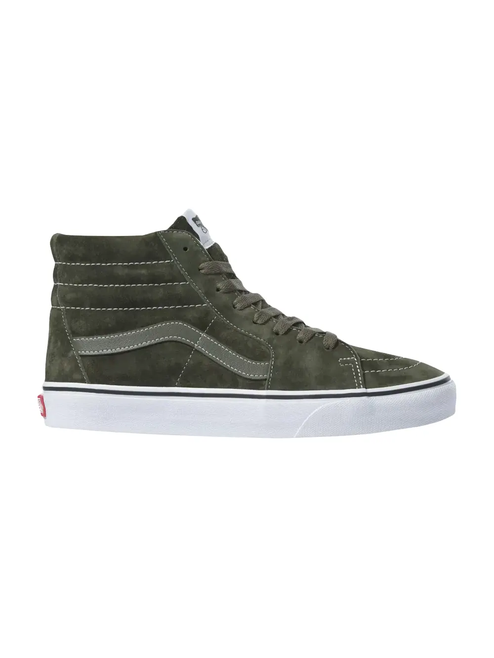 Кроссовки Sk8-Hi Vans — изображение 1 из 1, оливковый/белый