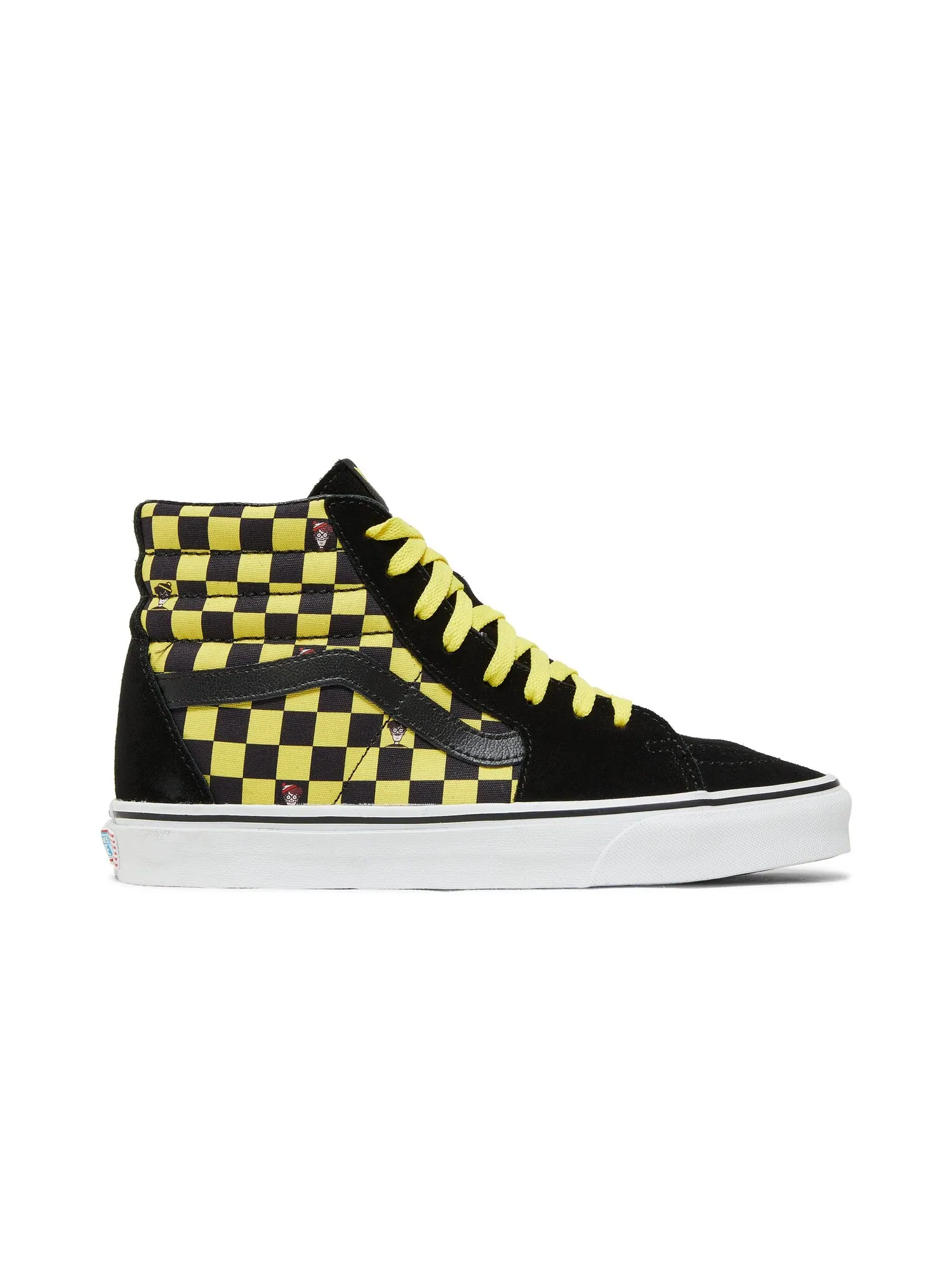 Кроссовки Where's Waldo? x Sk8-Hi Vans — изображение 1 из 8, черный/желтый/белый
