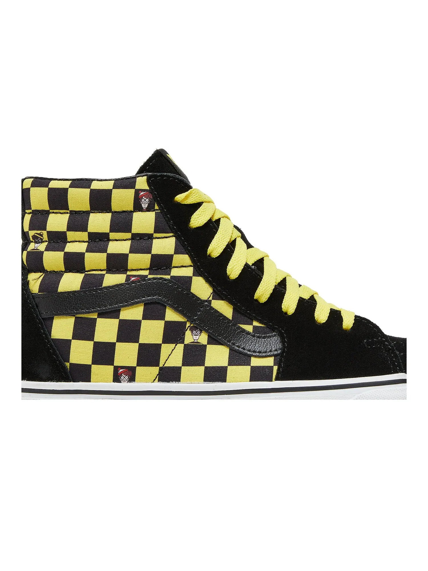 Кроссовки Where's Waldo? x Sk8-Hi Vans — изображение 2 из 8, черный/желтый/белый