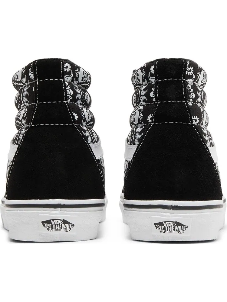 Кеды Vans Sk8-Hi Bandana - Black — изображение 6 из 8, черный
