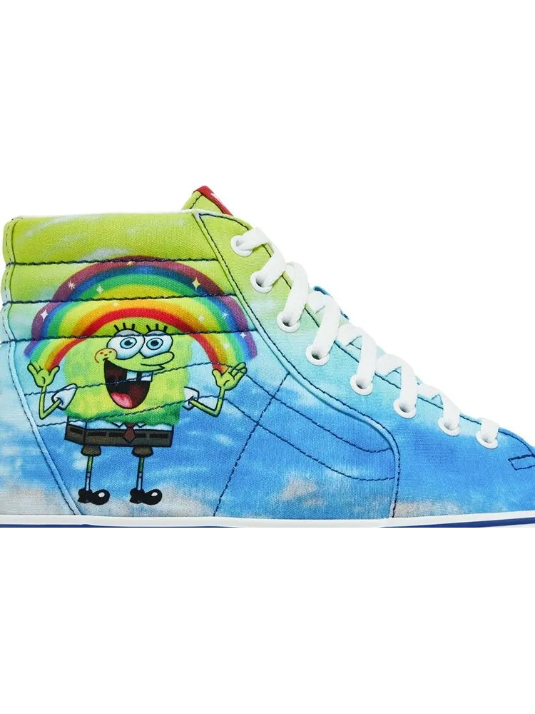 Кеды Vans SpongeBob SquarePants x Sk8-Hi 38 DX Imagination — изображение 2 из 8, мульти