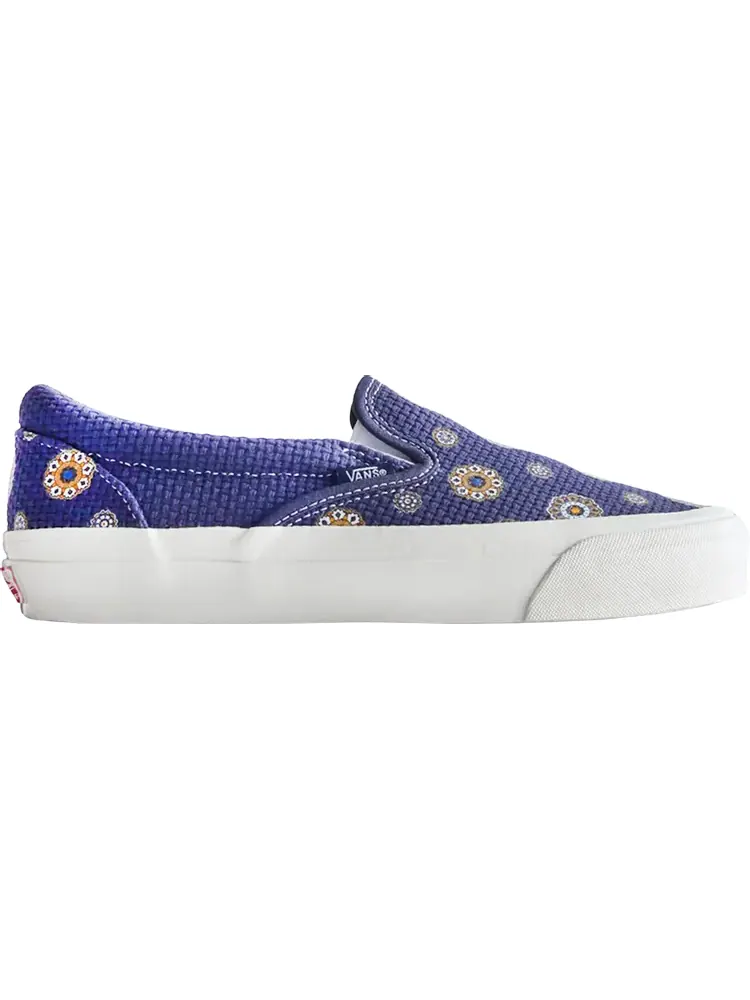 Кеды Vans Kith x OG Classic Slip-On LX Medallion — изображение 1 из 1, синий