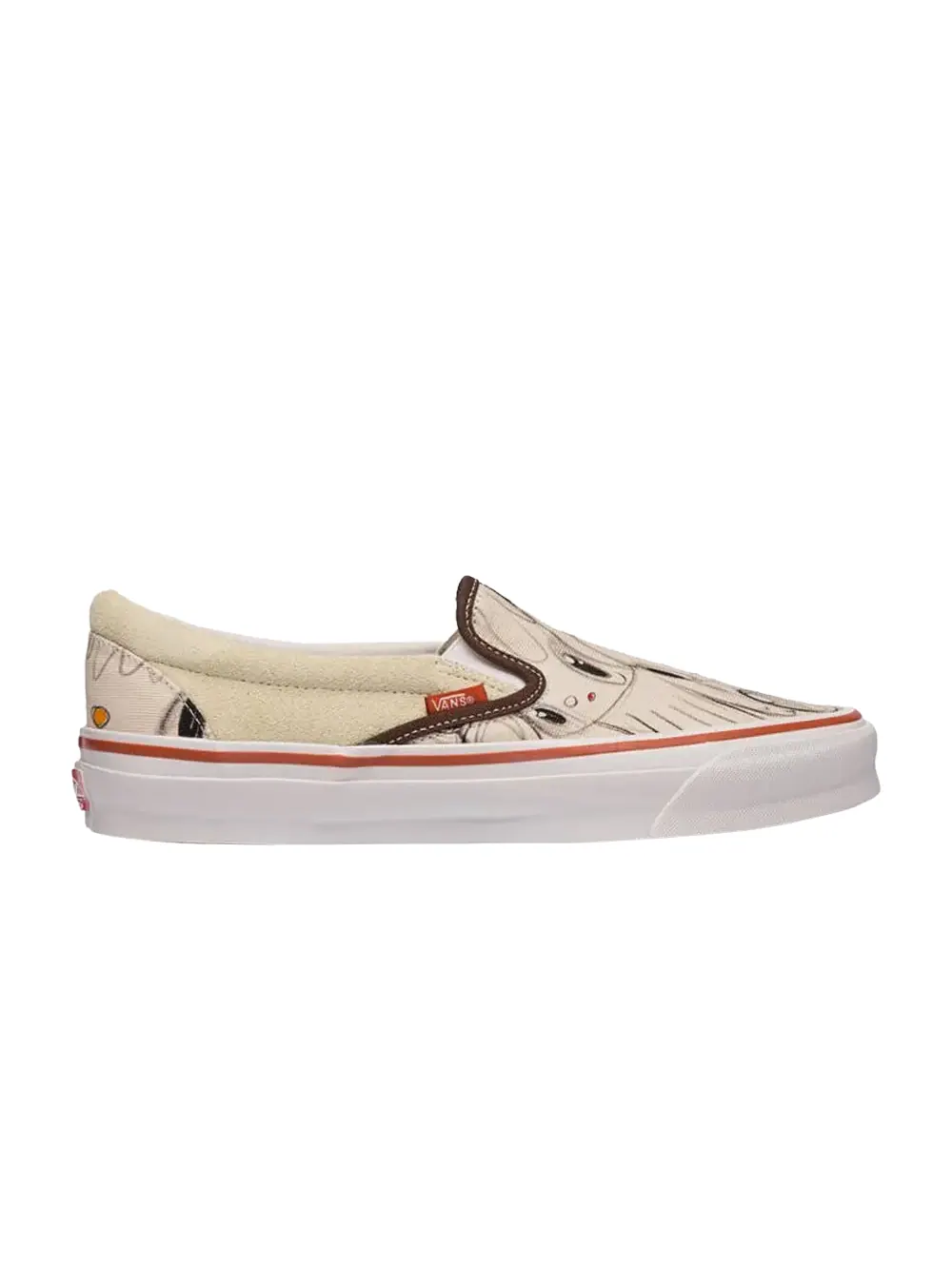 Слипоны Javier Calleja x OG Classic Slip-On LX Vans — изображение 1 из 1, белый