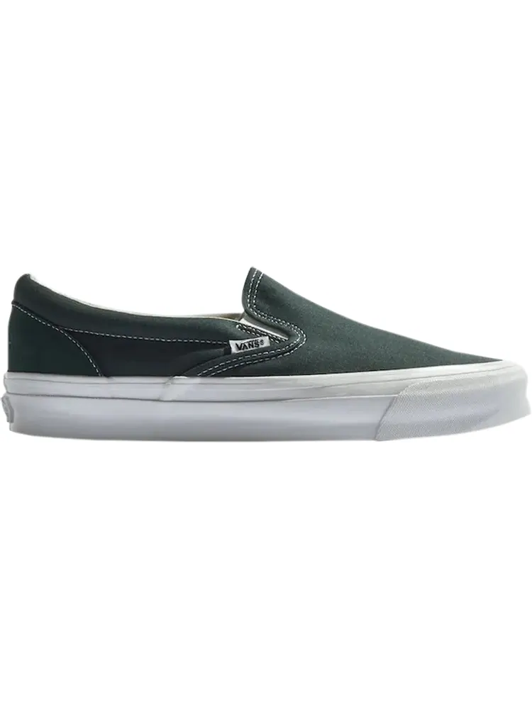 Кеды Vans Adsum x OG Classic Slip-On LX Scarab True White — изображение 1 из 1, зеленый