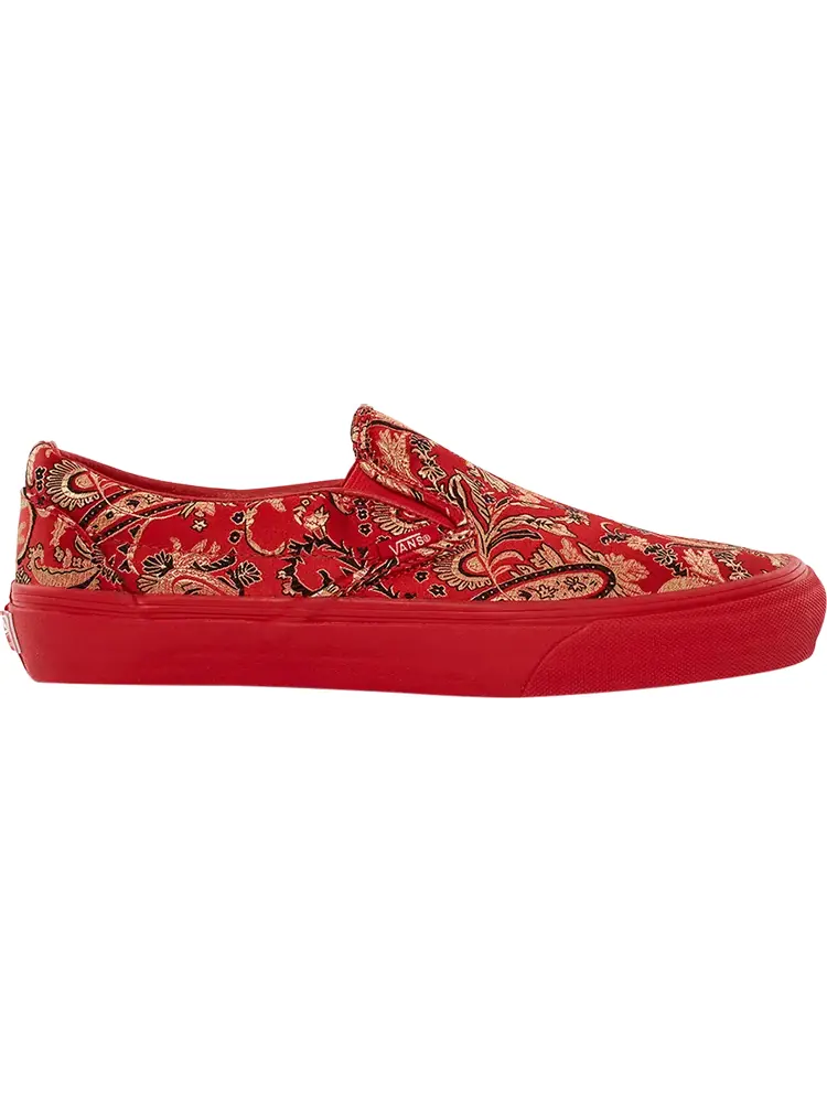 Кеды Vans Opening Ceremony x Slip-On LX Qi Pao II Red — изображение 1 из 5, красный