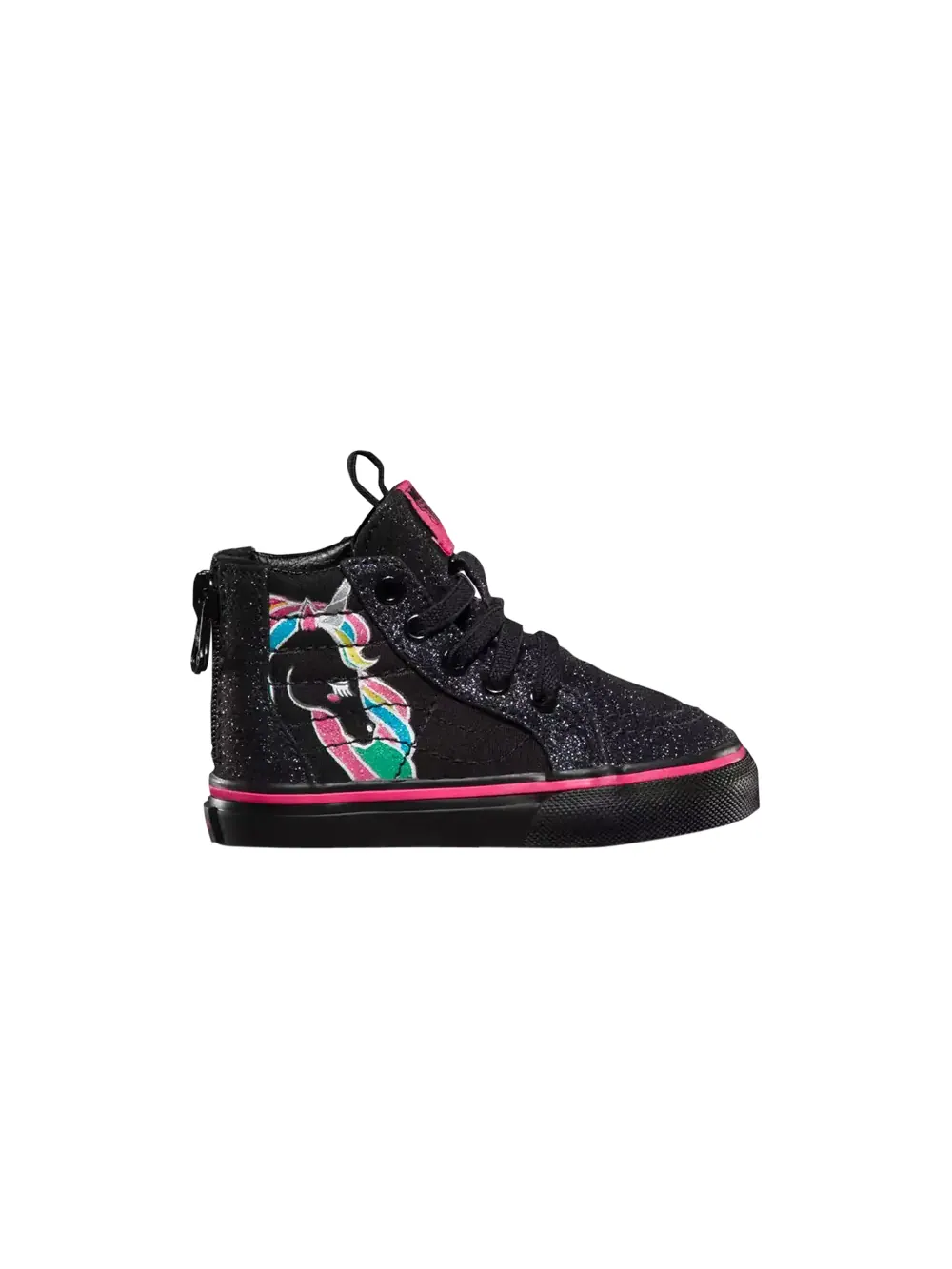 Кроссовки Sk8-Hi Zip Toddler Vans — изображение 1 из 1, черный