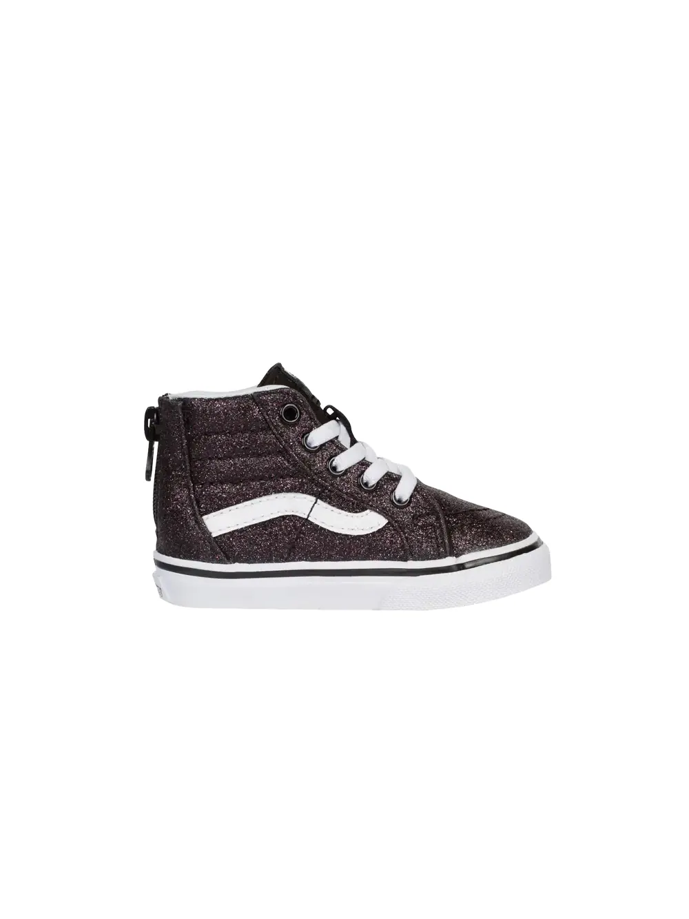 Кроссовки Sk8-Hi Zip Toddler Vans — изображение 1 из 1, черный/белый