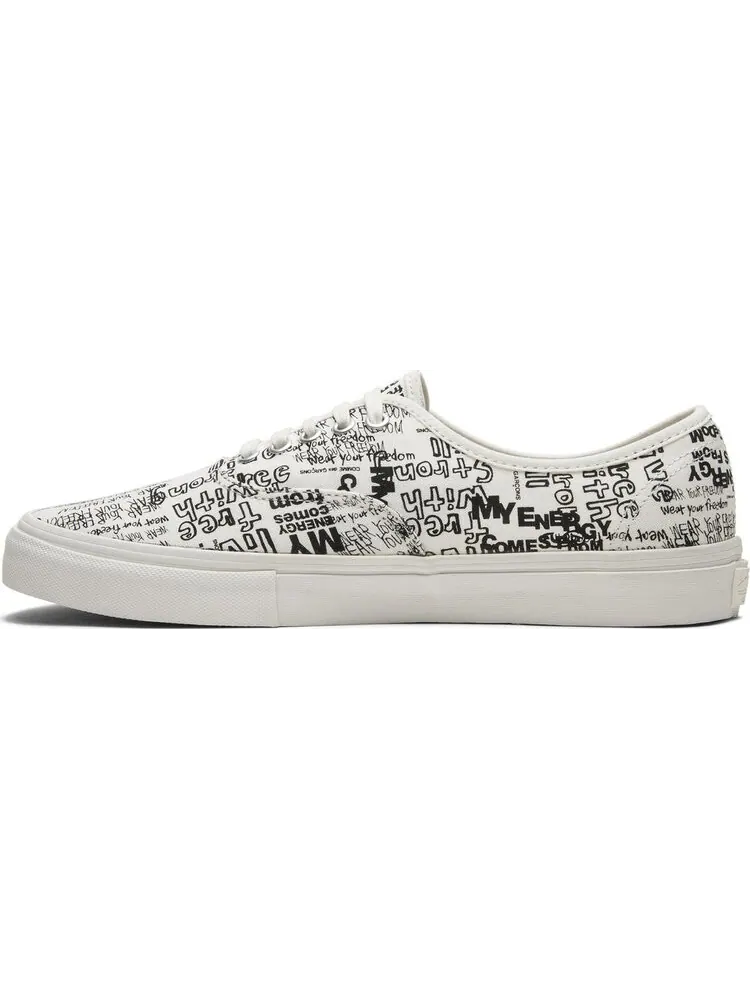 Кеды Vans Comme des Garçons x Authentic LX Graffiti — изображение 3 из 8, белый